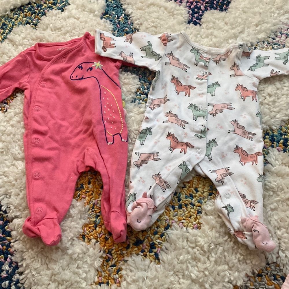 2 button up footies